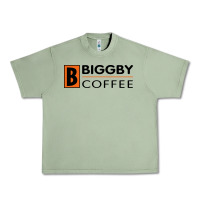 Oil Green biggby coffee Urban Heavy Tee - artisFamous
