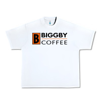 White biggby coffee Urban Heavy Tee - artisFamous