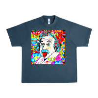 Midnight Navy POP ART RETRO Urban Heavy Tee - artisFamous