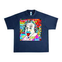 Navy POP ART RETRO Urban Heavy Tee - artisFamous