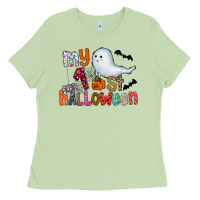 Matcha My 1st Halloween Ladies Tee - CowhideDigitalArt