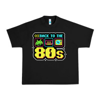 Black BACK TO THE 80S Urban Heavy Tee - artisFamous