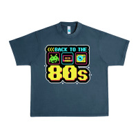 Midnight Navy BACK TO THE 80S Urban Heavy Tee - artisFamous