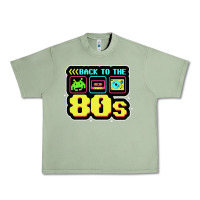 Oil Green BACK TO THE 80S Urban Heavy Tee - artisFamous