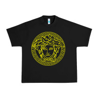 Black VINTAGE  Medusa Urban Heavy Tee - artisFamous
