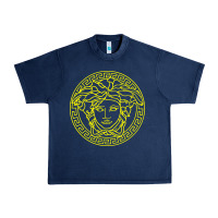 Navy VINTAGE  Medusa Urban Heavy Tee - artisFamous