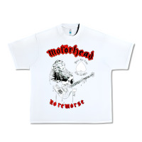 White lemmy vocal Urban Heavy Tee - artisFamous