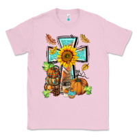 Bubblegum Pink western thankful cross pumpkin Classic Tee - BarkalooDesign