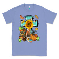 Colony Blue western thankful cross pumpkin Classic Tee - BarkalooDesign