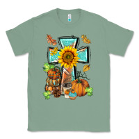 Sage western thankful cross pumpkin Classic Tee - BarkalooDesign