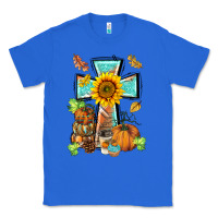 True Royal western thankful cross pumpkin Classic Tee - BarkalooDesign