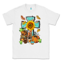 White western thankful cross pumpkin Classic Tee - BarkalooDesign