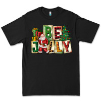 Black be jolly santa christmas Premium Tee - FaDigitalArtStudio