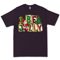 Plum be jolly santa christmas Premium Tee - FaDigitalArtStudio