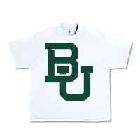 White baylor athletics Urban Heavy Tee - artisFamous
