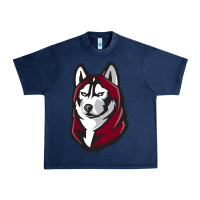Navy bloomsburg huskies Urban Heavy Tee - artisFamous
