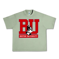 Oil Green boston university terriers Urban Heavy Tee - artisFamous