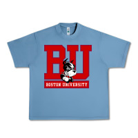 Pebble Blue boston university terriers Urban Heavy Tee - artisFamous