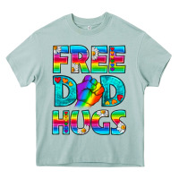 Arona Pride LGBTQ Free Dad Hugs Heavy Core Tee - BundleAndBundleShop