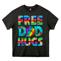 Asphalt Pride LGBTQ Free Dad Hugs Heavy Core Tee - BundleAndBundleShop