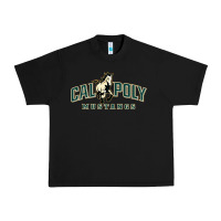 Black cal poly mustangs Urban Heavy Tee - artisFamous