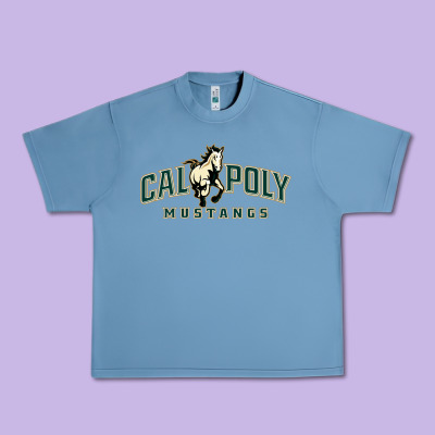 Cal Poly Mustangs Urban Heavy Tee Designed By Artisfamous