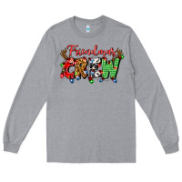 Heather Grey friendsmas crew Long Sleeve Tee - Artiststas