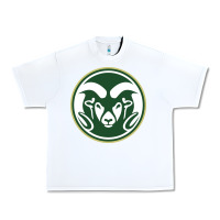 White colorado state rams Urban Heavy Tee - artisFamous