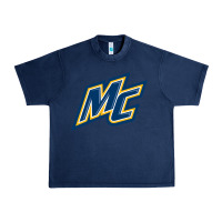 Navy merrimack warriors Urban Heavy Tee - artisFamous