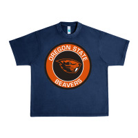 Navy Oregon College Gift Urban Heavy Tee - artisFamous