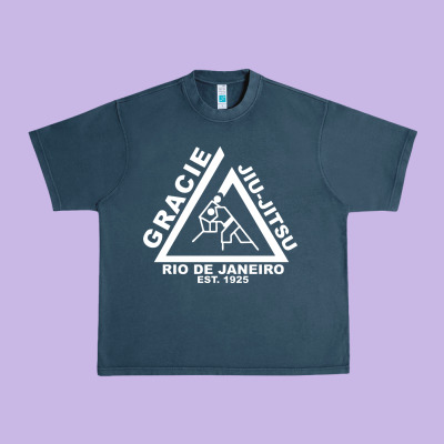 Gracie Jiu Jitsu  2 Urban Heavy Tee Designed By Artisfamous