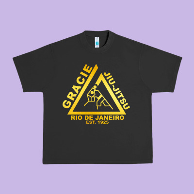 Gracie Jiu Jitsu Urban Heavy Tee Designed By Artisfamous