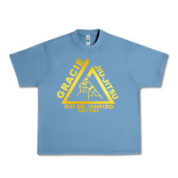 Pebble Blue gracie jiu jitsu Urban Heavy Tee - artisFamous