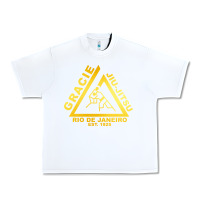 White gracie jiu jitsu Urban Heavy Tee - artisFamous