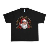 Black i love a man with a bearo Urban Heavy Tee - CowhideDigitalArt