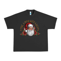 Pigment Black i love a man with a bearo Urban Heavy Tee - CowhideDigitalArt