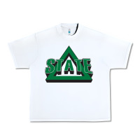White delta state athletics Urban Heavy Tee - artisFamous