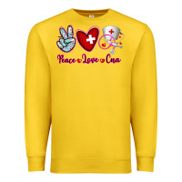 Lemon Peace Love Cna Premium Sweatshirt - RanaPortraitStore