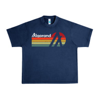 Navy algorand algo crypto Urban Heavy Tee - artisFamous