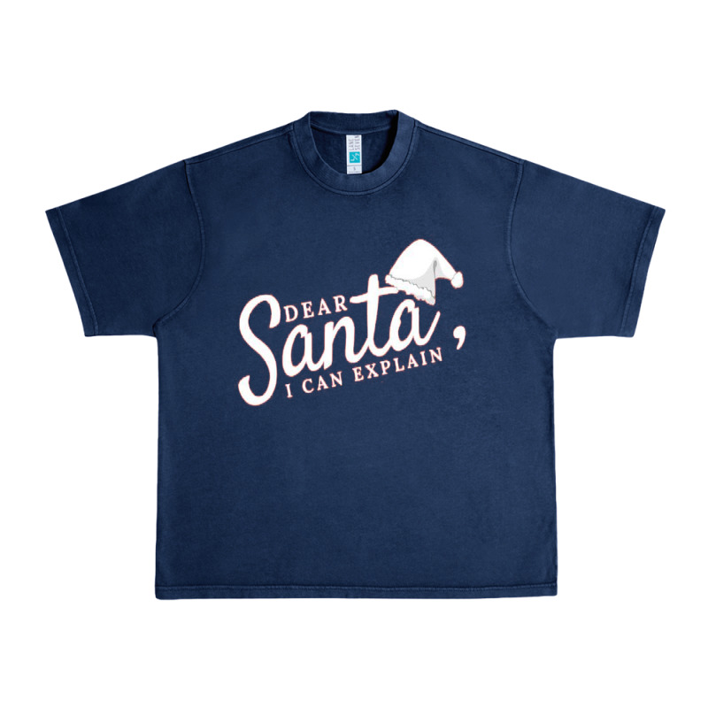 Dear Santa I Can Explain Urban Heavy Tee by artisFamous | Teevron