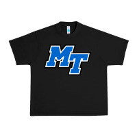 Black middle tennessee mt logomark Urban Heavy Tee - artisFamous