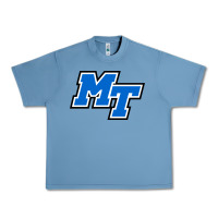 Pebble Blue middle tennessee mt logomark Urban Heavy Tee - artisFamous