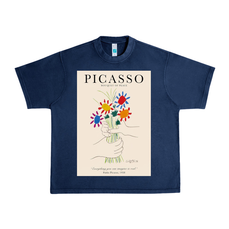 Pablo Picasso   Bouquet Of Peace Urban Heavy Tee by artisFamous | Teevron