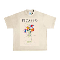 Sandshell pablo picasso   bouquet of peace Urban Heavy Tee - artisFamous