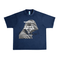 Navy head down Urban Heavy Tee - artisFamous