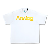 White analog Urban Heavy Tee - artisFamous