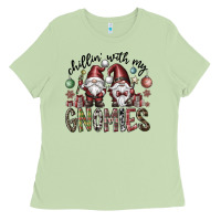 Matcha Chillin With My Gnomies Ladies Tee - CowhideDigitalArt