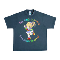 Midnight Navy rainbow brite badass   rainbow brite Urban Heavy Tee - artisFamous