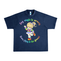 Navy rainbow brite badass   rainbow brite Urban Heavy Tee - artisFamous