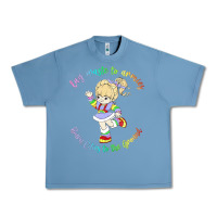 Pebble Blue rainbow brite badass   rainbow brite Urban Heavy Tee - artisFamous